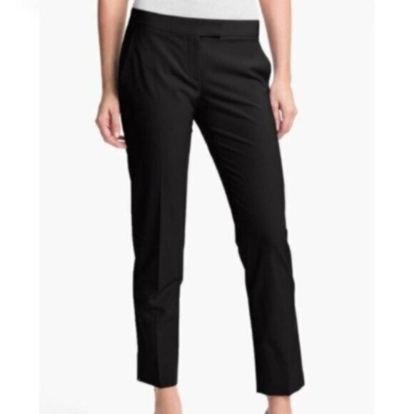 Theory Cotton Straight Leg Pants - Picture 1 of 4